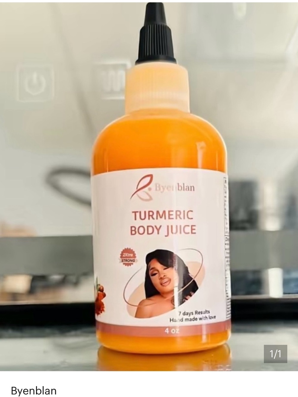 Byenblan Turmeric smoothie Body Juice orange
